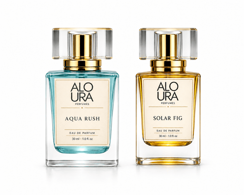 Aloura Aqua Rush Fresh Clean Summer | Solar Fig Sunlit Freshness In A Bottle (Pack Of 2) - ALOURA