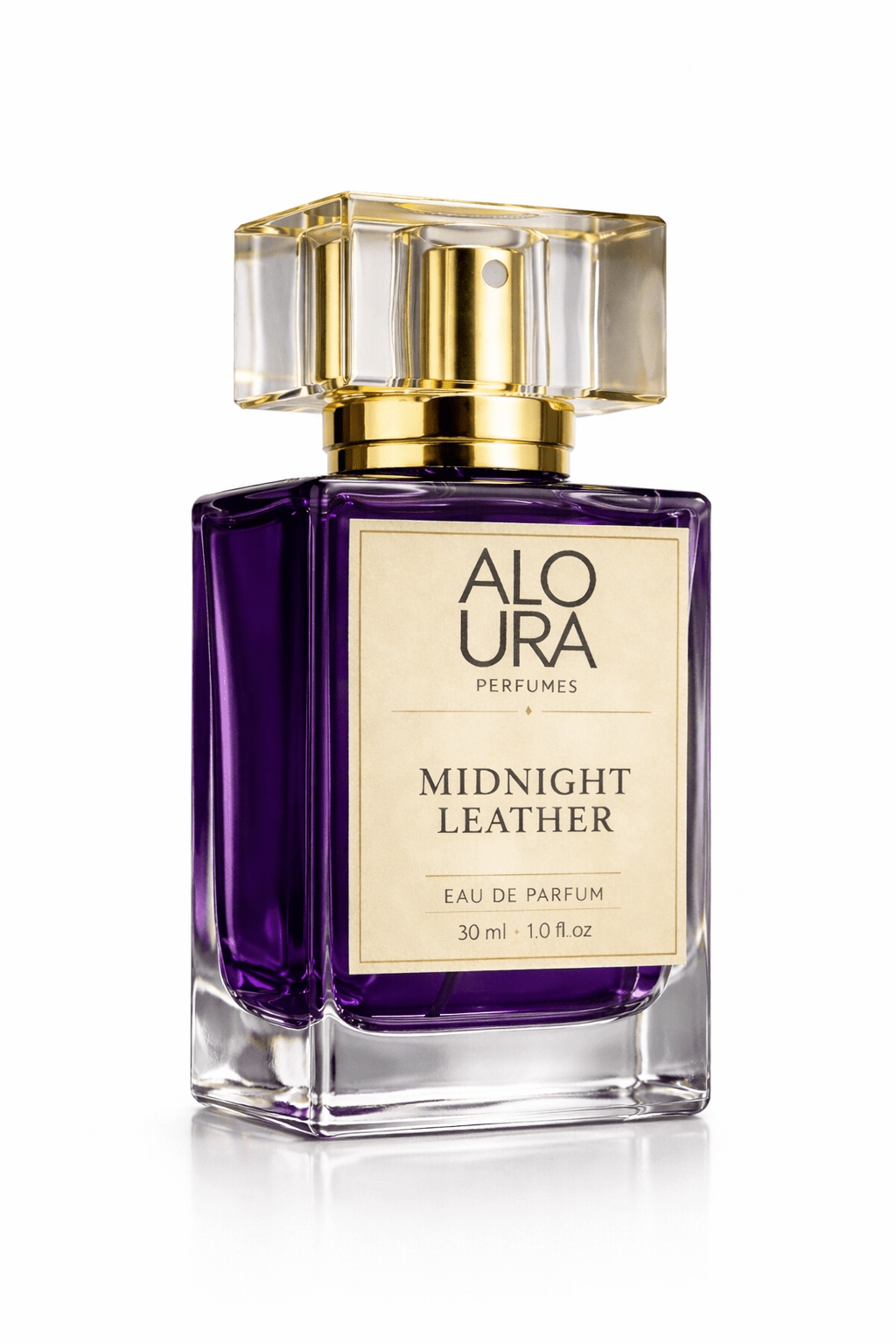 Aloura Midnight Leather – Bold Dark Leather Eau De Parfum (30ml) - ALOURA